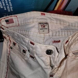 True Religion White Jeans
